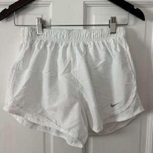 Nike Women's White Athletic Shorts